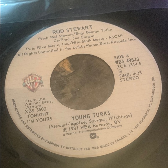 Vintage Rod Stewart Vinyl Records Collection 45 RPM - Picture 7 of 9